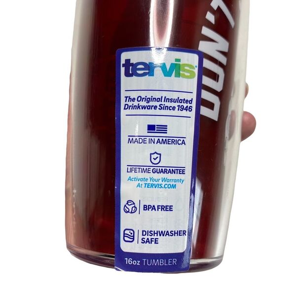 Tervis Don’t Stop Believing Santa Claus Christmas Tumbler Drinkware Red NWT - Picture 5 of 11